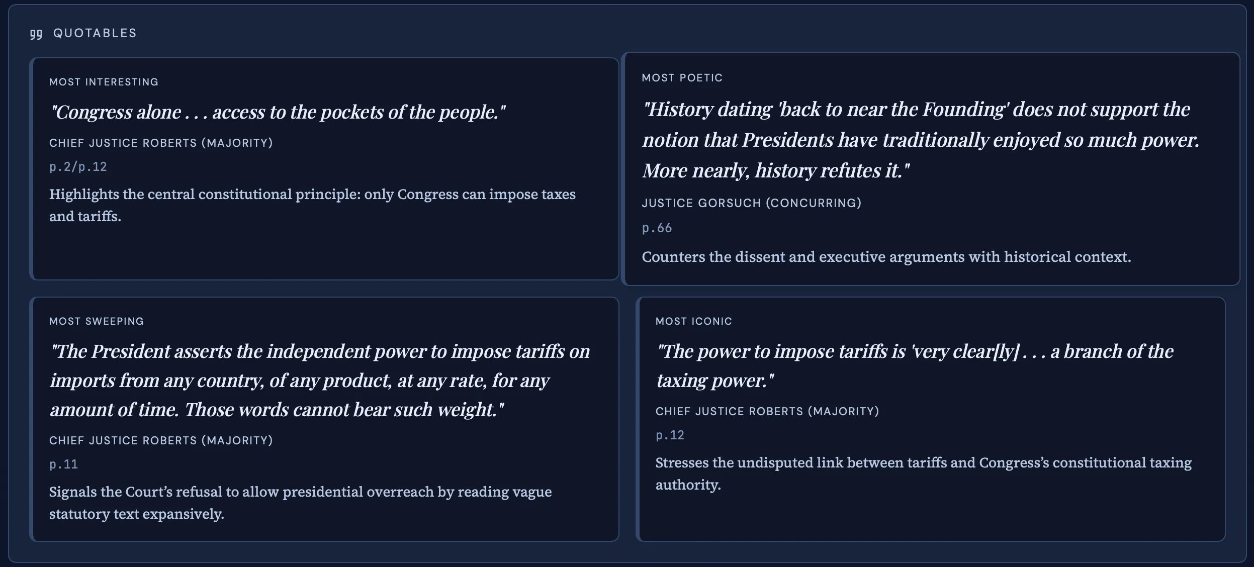 Quotables